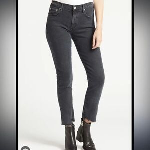 Agolde Women's Toni Jeans Black and Gray